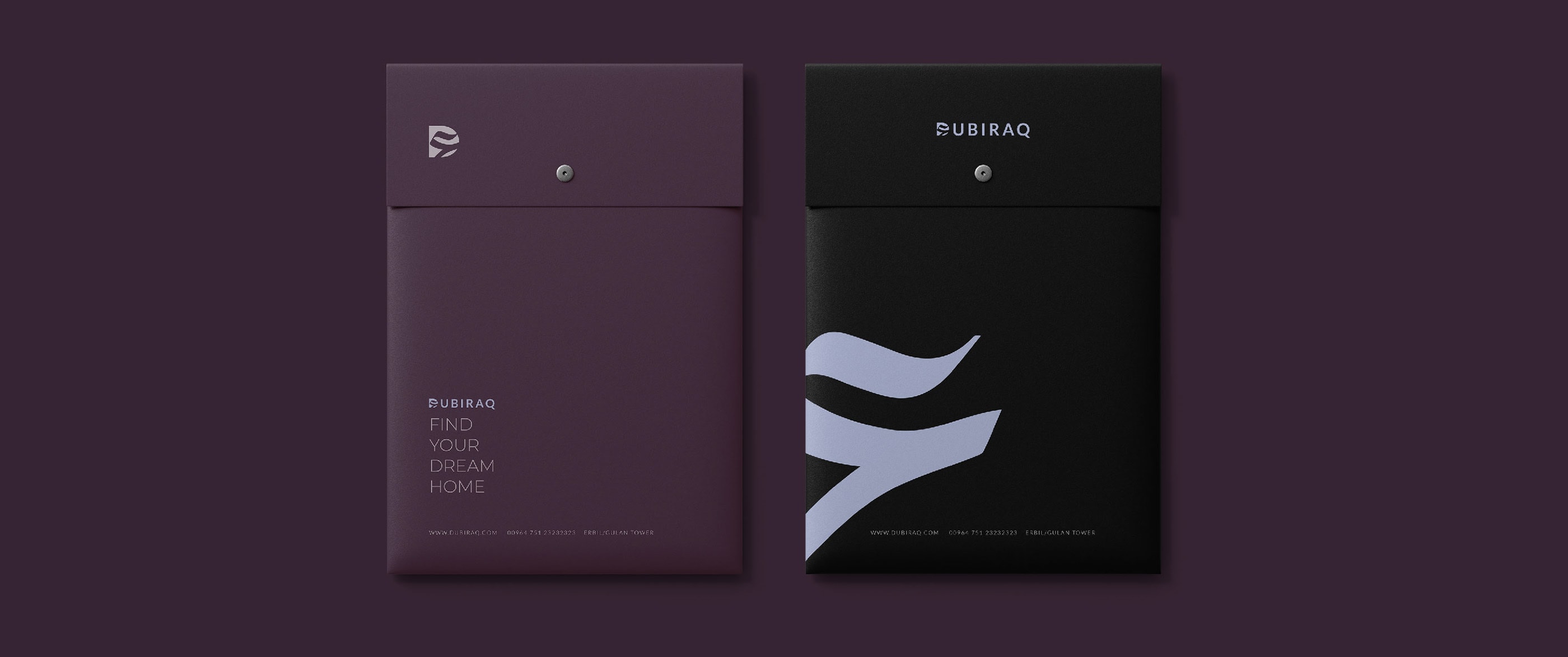 dubiraq 15 folder purple