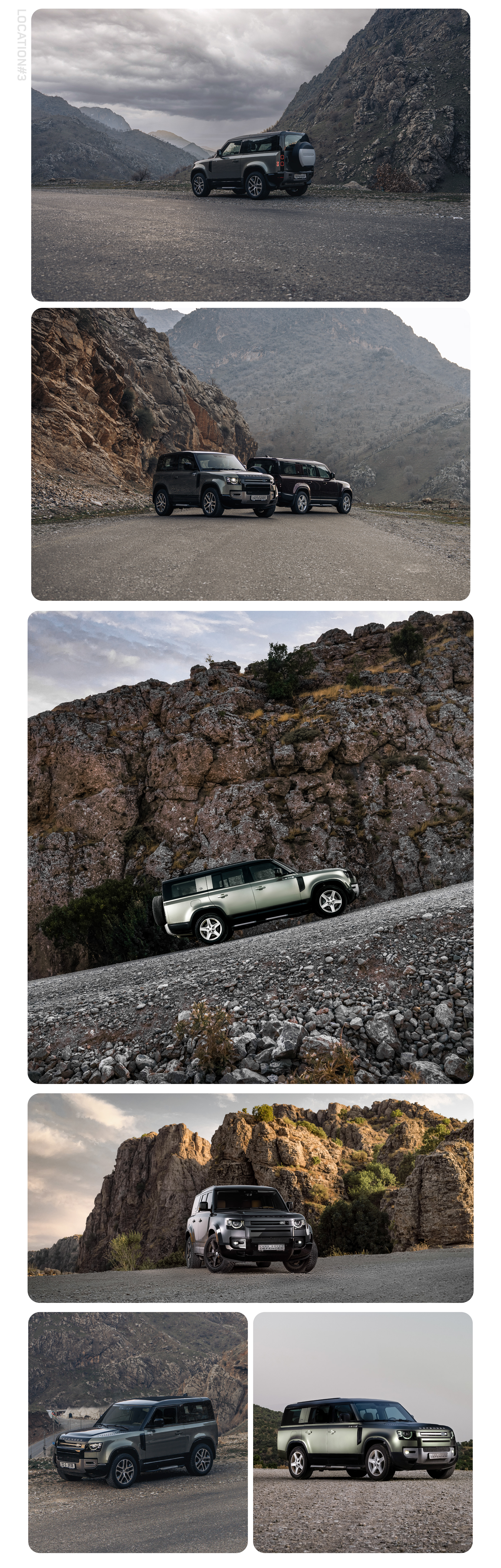 Location 3 — Mountain passes, Defender 90 / 110 / 130