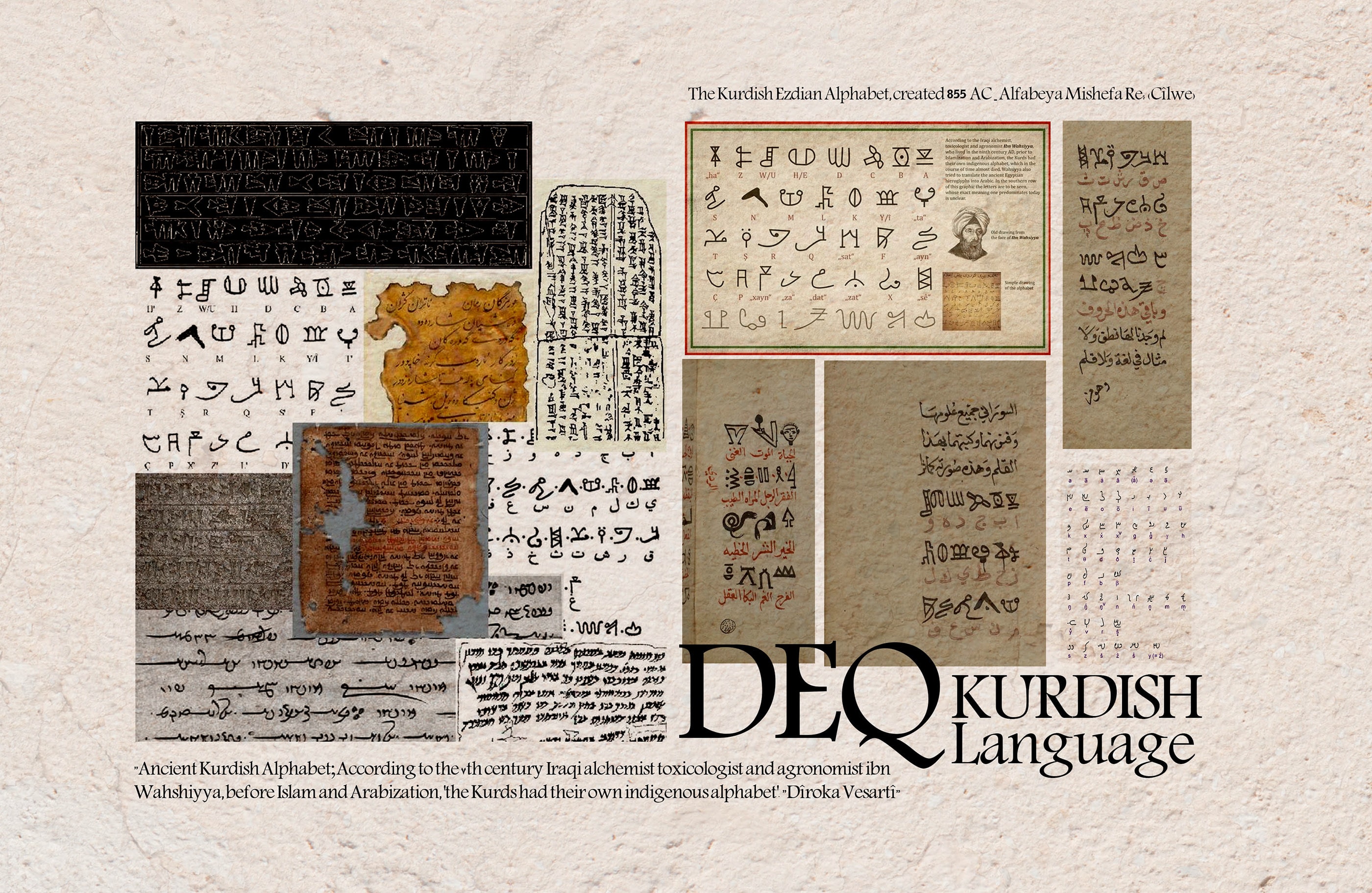 DEQ — Kurdish alphabet research